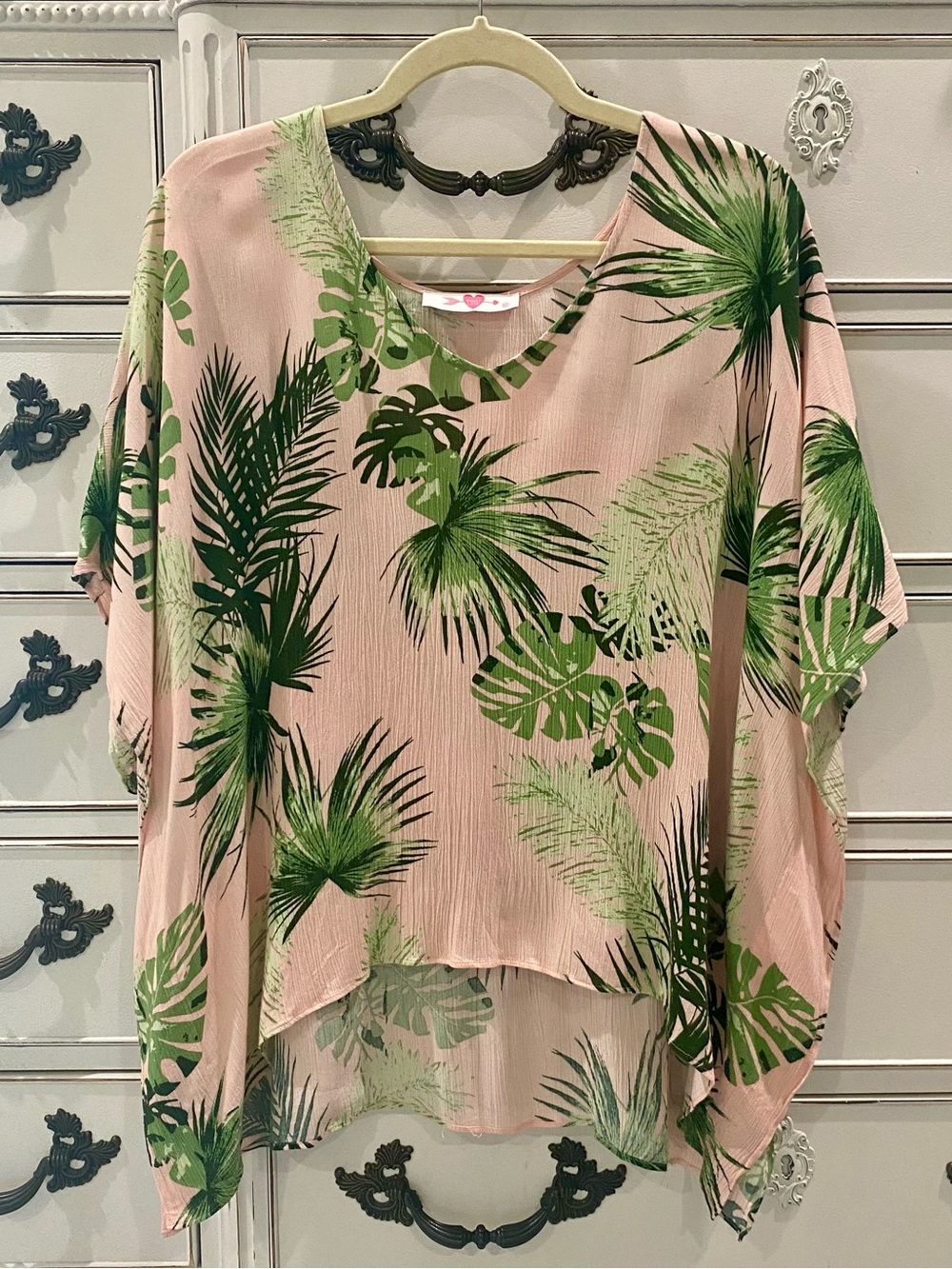 Buddy Love Palm Print Top Size M/L